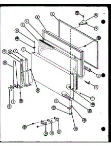 (Tm16n / P1106101w) (Tm16n / P1106102w) (Tm16n1 / P1106116w) (Tm16n1 / P1106117w) parts for Amana Top-Mount Refrigerator TM20N-P1106106W from AppliancePartsPros.com