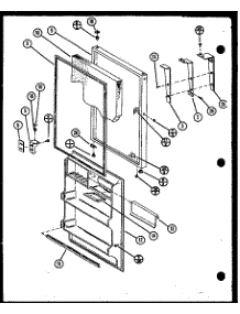 (Tm16n / P1106101w) (Tm16n / P1106102w) (Tm16n1 / P1106116w) (Tm16n1 / P1106117w) parts for Amana Top-Mount Refrigerator TM20N-P1106106W from AppliancePartsPros.com