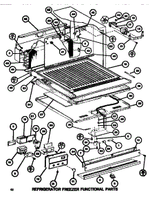 Functional Parts (Ref / Frz) parts for Amana Top-Mount Refrigerator TM516G1-P7655605W from AppliancePartsPros.com