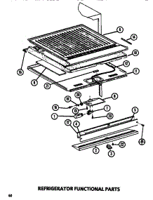 Functional (Refrigerator) parts for Amana Top-Mount Refrigerator TM516M1-P7816005W from AppliancePartsPros.com