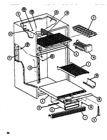 Interior Accessories parts for Amana Top-Mount Refrigerator TM516N1-P1109804W from AppliancePartsPros.com