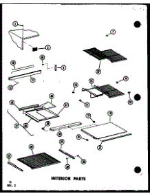 Interior Parts (Td523e-C / P75288-1Wc) (Td523e / P75288-1W) (Td523e-A / P75288-1Wa) (Td523e-L / P75288-1Wl) (Td523e-G / P75288-1Wg) (Tm518f-C / P75288-11Wc) (Tm518f / P75288-11W) (Tm518f-A / P75288-11Wa) (Tm518f-L / P75288-11Wl) (Tm518f-G / P75288-11Wg) (Td523f-G / P75288-10Wg parts for Amana Top-Mount Refrigerator TM518F-A-P75288-11WA from AppliancePartsPros.com