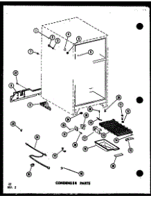 Condenser Parts (Td523e-C / P75288-1Wc) (Td523e / P75288-1W) (Td523e-A / P75288-1Wa) (Td523e-L / P75288-1Wl) (Td523e-G / P75288-1Wg) (Tm518f-C / P75288-11Wc) (Tm518f / P75288-11W) (Tm518f-A / P75288-11Wa) (Tm518f-L / P75288-11Wl) (Tm518f-G / P75288-11Wg) (Td523f-G / P75288-10W parts for Amana Top-Mount Refrigerator TM518F-G-P76164-1WG from AppliancePartsPros.com