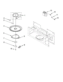 Magnetron And Turntable Parts parts for Estate Microwave/Hood Combo TMH14XMT0 from AppliancePartsPros.com