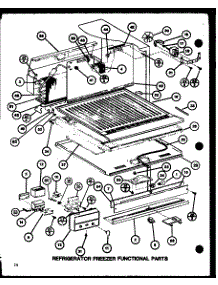 Refrigerator Freezer Functional Parts (Tmi16k / P7803231w) (Tmi16k / P7803232w) parts for Amana Top-Mount Refrigerator TMI16K-P7803231W from AppliancePartsPros.com