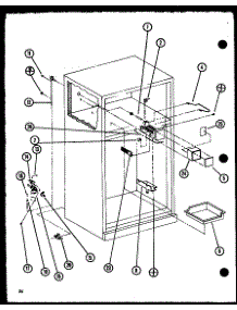 (Tmi18k / P7803233w) (Tmi18k / P7803234w) parts for Amana Top-Mount Refrigerator TMI16K-P7803231W from AppliancePartsPros.com