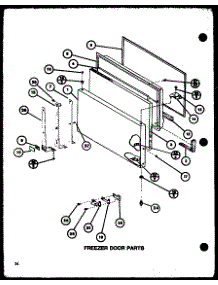 Freezer Door Parts (Tmi20k / P7803235w) (Tmi20k / P7803236w) parts for Amana Top-Mount Refrigerator TMI16K-P7803231W from AppliancePartsPros.com