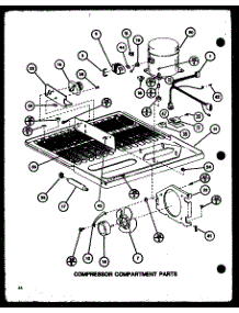 Compressor Compartment Parts (Tmi20k / P7803235w) (Tmi20k / P7803236w) parts for Amana Top-Mount Refrigerator TMI16K-P7803231W from AppliancePartsPros.com