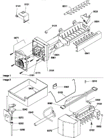 Ice Maker Assemblies And Parts parts for Amana Top-Mount Refrigerator TMI17TBW-P1306001WW from AppliancePartsPros.com