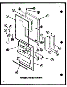 Refrigerator Door Parts (Tm20k / P7791118w) (Tm20k / P7791119w) (Tmi20k / P7791120w) (Tmi20k / P7791121w) parts for Amana Top-Mount Refrigerator TMI18K-P7791116W from AppliancePartsPros.com