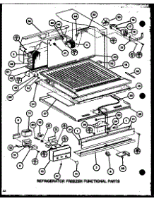 Refrigerator Freezer Functional Parts (Tm16k1 / P7791108w) (Tm16k1 / P7791109w) (Tm16k / P7791110w) (Tm16k / P7791111w) (Tmi16k / P7791112w) (Tmi16k / P7791113w) parts for Amana Top-Mount Refrigerator TMI20K-P7791120W from AppliancePartsPros.com