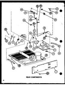 Rear Components (Tm18k / P7791114w) (Tm18k / P7791115w) (Tmi18k / P7791116w) (Tmi18k / P7791117w) parts for Amana Top-Mount Refrigerator TMI20K-P7791120W from AppliancePartsPros.com