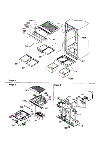 Interior Cabinets / Drain Block parts for Amana Top-Mount Refrigerator TN21V2C-P1315907WC from AppliancePartsPros.com