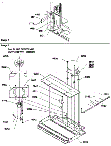 Machine Compartment parts for Amana Top-Mount Refrigerator TN22CW-P1300704WW from AppliancePartsPros.com