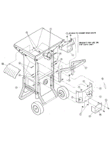 Decals parts for Troy-Bilt Chipper Shredder TOMAHAWK 4HP from AppliancePartsPros.com