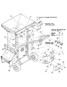 Decals parts for Troy-Bilt Chipper Shredder TOMAHAWK 5HP SER NO W517025 AND UP from AppliancePartsPros.com
