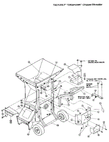 Decals parts for Troy-Bilt Chipper Shredder TOMAHAWK SERIAL #T5300100 AND UP from AppliancePartsPros.com