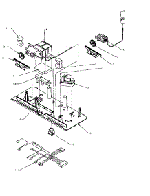 Control Assembly parts for Amana Top-Mount Refrigerator TPI21A3W-P1182005WW from AppliancePartsPros.com