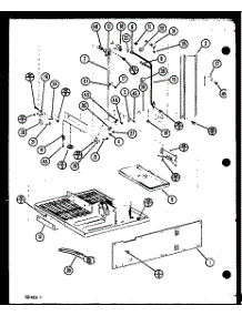 (Tj18n / P1106111w) (Tj18n / P1106112w) (Tq18nb / P1113501w) (Tq18nb / P1113502w) parts for Amana Top-Mount Refrigerator TQ20NB-P1113602W from AppliancePartsPros.com
