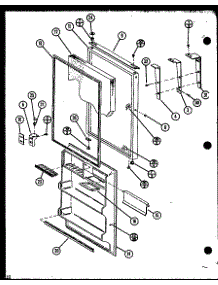 (Tj20n / P1106113w) (Tj20n / P1106114w) (Tq20nb / P1113601w) (Tq20nb / P1113602w) parts for Amana Top-Mount Refrigerator TQ22NB-P1114001W from AppliancePartsPros.com