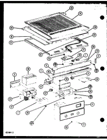 (Tj22n / P1106115w) (Tq22nb / P1114001w) parts for Amana Top-Mount Refrigerator TQ22NB-P1114001W from AppliancePartsPros.com