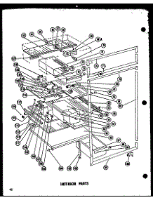Interior Parts (Tm19f) (Tm19lf) (Td19f) (Td19lf) parts for Amana Top-Mount Refrigerator TR15F-1-AG from AppliancePartsPros.com
