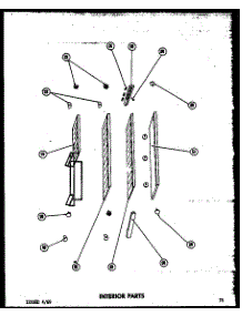 Interior Parts (Tr15f-1) (Tr15f-1-C) (Tr15f-1-A) (Tr15f-1-Ag) parts for Amana Top-Mount Refrigerator TR15F-1-AG from AppliancePartsPros.com