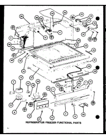 Refrigerator Freezer Functional Parts (Tm20h / P7711011w) (Tm20h / P7711012w) (Tr20h / P7711013w) (Tr20h / P7711014w) (Tc20h / P7711015w) (Tc20h / P7711016w) parts for Amana Top-Mount Refrigerator TR16H-P7711004W from AppliancePartsPros.com