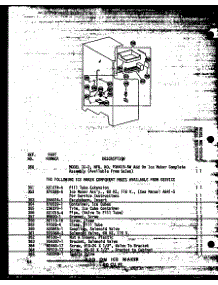 Add On Ice Maker 20 Cu. Ft. (Td20w / P60303-38W) (Td20w-Ag / P60303-38Wg) (Td20w-C / P60303-38Wc) (Td20w-A / P60303-38Wa) (Tr20w / P60303-32W) parts for Amana Top-Mount Refrigerator TR16W-C-P60303-28WC from AppliancePartsPros.com