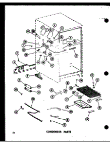 Condenser Parts (Ts18d / P73500-22W) (Tr18d / P73500-23W) (Etr18d / P73500-24W) (Tc18d / P73500-25W) (Tci18d / P73500-27W) (Tm18d / P73500-30W) (Tri18d / P73500-28W) parts for Amana Top-Mount Refrigerator TR18D-P73500-23W from AppliancePartsPros.com