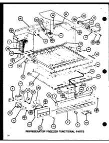 Refrigerator Freezer Functional Parts (Trg18sph / P7711028w) (Trg18sph / P7711029w) (Tm18h / P7711032w) (Tr18h / P7711033w) parts for Amana Top-Mount Refrigerator TR18H-P7711033W from AppliancePartsPros.com
