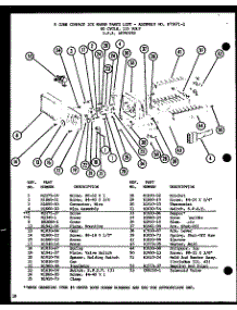 8 Cube Compact Ice Maker (Ic-3 / P76213-1W) (Ic-3H / P76213-7W) parts for Amana Top-Mount Refrigerator TR18H-P7711036W from AppliancePartsPros.com