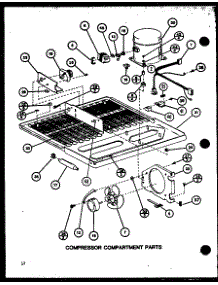 Compressor Compartment Parts (Tr18m / P7859225w) (Tr18m / P7859226w) (Trg18m / P7859228w) (Trg18m / P7859229w) parts for Amana Top-Mount Refrigerator TR18M-P7859226W from AppliancePartsPros.com