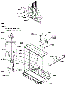 Machine Compartment parts for Amana Top-Mount Refrigerator TR18VW-P1307401WW from AppliancePartsPros.com