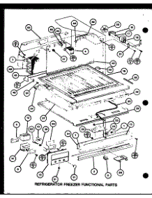 Refrigerator Freezer Functional Parts (Tm16h / P7711001w) (Tm16h / P7711002w) (Tr16h / P7711003w) (Tr16h / P7711004w) (Tm16h1 / P7711027w) parts for Amana Top-Mount Refrigerator TR20H-P7711014W from AppliancePartsPros.com