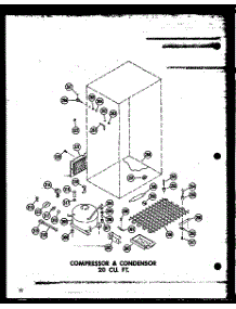 Compressor & Condensor 20 Cu. Ft. (Tr20j / P60178-5W) (Tr20j-C / P60178-5Wc) (Tr20j-Ag / P60178-5Wg) (Tr20j-A / P60178-5Wa) (Td20j / P60178-6W) (Td20j-C / P60178-6Wc) (Td20j-Ag / P60178-6Wg) (Td20j-A / P60178-6Wa) parts for Amana Top-Mount Refrigerator TR20J-P60178-5W from AppliancePartsPros.com
