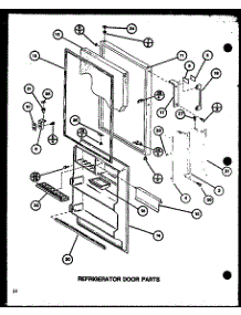 Refrigerator Door Parts (Tm18j / P7739003w) (Tr18j / P7739004w) parts for Amana Top-Mount Refrigerator TR20J-P7739009W from AppliancePartsPros.com