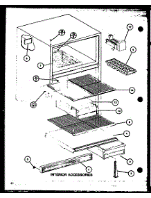 Interior Accessories (Tm20j / P7739008w) parts for Amana Top-Mount Refrigerator TR20J-P7739009W from AppliancePartsPros.com