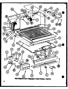 Refrigerator Freezer Functional Parts (Tm20j / P7739008w) (Tr20j / P7739009w) (Tc20j / P7739010w) parts for Amana Top-Mount Refrigerator TR20J-P7739009W from AppliancePartsPros.com
