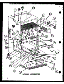 Interior Accessories (Tc22j / P7739013w) (Trg22j / P7739014w) parts for Amana Top-Mount Refrigerator TR20J-P7739009W from AppliancePartsPros.com