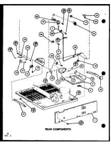 Rear Components (Tr20k / P7791130w) (Tr20k / P7791131w) (Tri20k / P7791132w) (Tri20k / P7791133w) parts for Amana Top-Mount Refrigerator TR20K-P7791130W from AppliancePartsPros.com