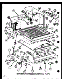Refrigerator Freezer Functional Parts (Tr16k / P7791122w) (Tr16k / P7791123w) (Tri16k / P7791124w) (Tri16k / P7791125w) (Tri16k / P7803237w) (Tri16k / P7803238w) parts for Amana Top-Mount Refrigerator TR20K-P7791131W from AppliancePartsPros.com