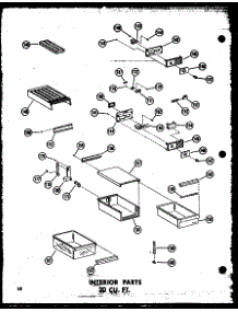 Interior Parts 20 Cu. Ft. (Tr20n-C / P60236-32Wc) (Tr20n-A / P60236-32Wa) (Tr20n / P60236-32W) (Tr20n-Ag / P60236-32Wg) (Tr20n / P60236-46W) (Tr20n-C / P60236-46Wc) (Tr20n-Ag / P60236-46Wg) (Tr20n-A / P60236-46Wa) (Td20n / P60236-33W) (Td20n-C / P60236-33Wc) (Td20n-Ag / P60236 parts for Amana Top-Mount Refrigerator TR20N-C-P60236-32WC from AppliancePartsPros.com