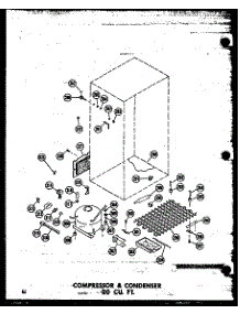 Compressor & Condenser 20 Cu. Ft. (Tr20w-C / P60303-12Wc) (Tr20w-C / P60303-12Wc) (Tr20w / P60303-12W) (Tr20w-Ag / P60303-12Wg) (Tr20w-C / P60303-17Wc) (Tr20w-A / P60303-17Wa) (Tr20w / P60303-17W) (Tr20w-Ag / P60303-17Wg) (Td20w / P60303-13W) (Td20w-C / P60303-13Wc) (Td20w-A parts for Amana Top-Mount Refrigerator TR20W-C-P60303-12WC from AppliancePartsPros.com