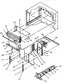 Evaporator Area parts for Amana Top-Mount Refrigerator TR21S4E-P1196103WE from AppliancePartsPros.com