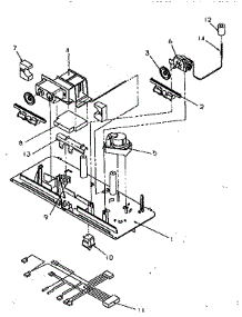 Control Panel parts for Amana Top-Mount Refrigerator TR21S4E-P1196103WE from AppliancePartsPros.com