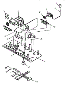 Control Panel parts for Amana Top-Mount Refrigerator TR21S4L-P1196102WL from AppliancePartsPros.com