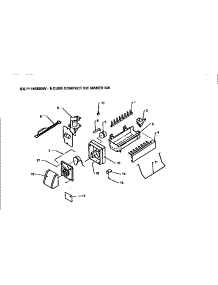 Compact Ice Maker Ic6 parts for Amana Top-Mount Refrigerator TR21S4L-P1196102WL from AppliancePartsPros.com