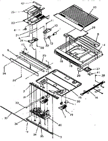 Divider Block parts for Amana Top-Mount Refrigerator TR21S4L-P1196103WL from AppliancePartsPros.com