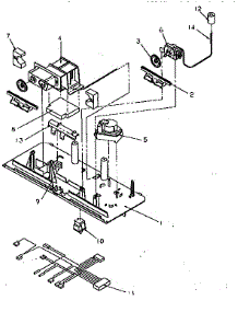 Control Panel parts for Amana Top-Mount Refrigerator TR21S4L-P1196103WL from AppliancePartsPros.com